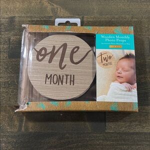 Wooden Baby Milestone Discs